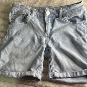 Justice Sky Blue Denim Shorts